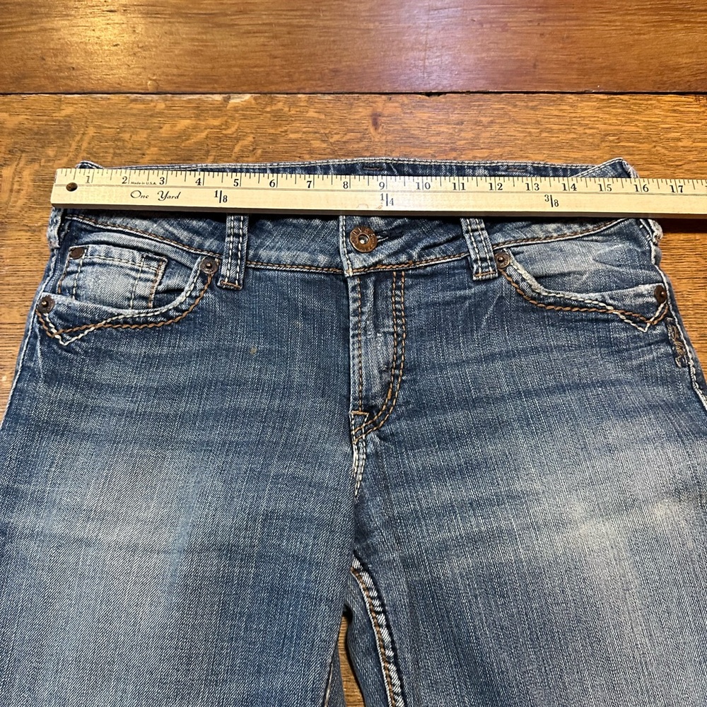 Silver Y2K Suki Surplus bootcut women’s jeans sz 30/32 - Picture 9 of 13
